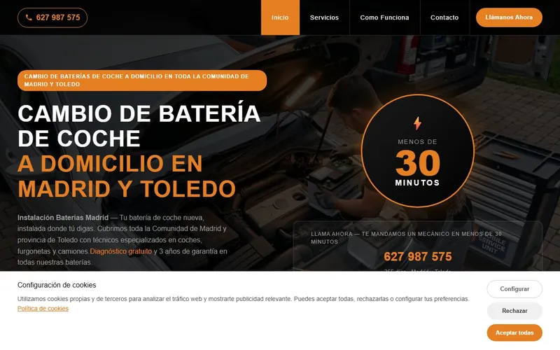 Instalación Baterías Madrid